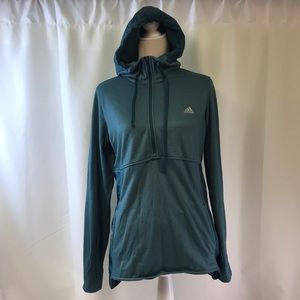 Adidas Climawarm Half Zip Pullover Hoodie Size Large